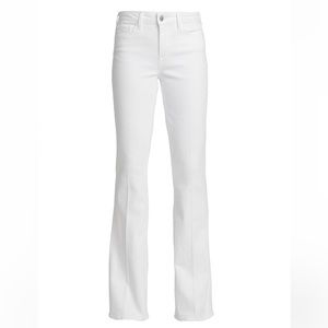 LAgence White Bell High-Rise Flare Jean Size 28